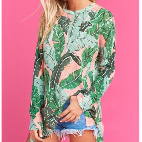 NWOT Show Me Your Mumu Bonfire Sweater ~ in Beverly Barbie Knit - Picture 2 of 16